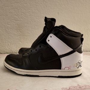 Nike Vintage Dunk High Black | Black White size 8